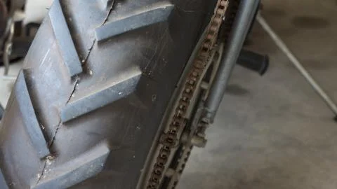 Bicycle tyre Stock Photos