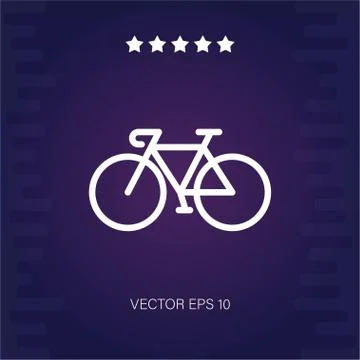 Bicycle vector icon Stock Illustration