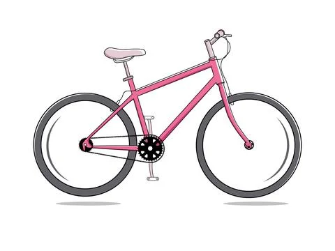 Bicycle vector illustration isolated on white background Stock Illustration