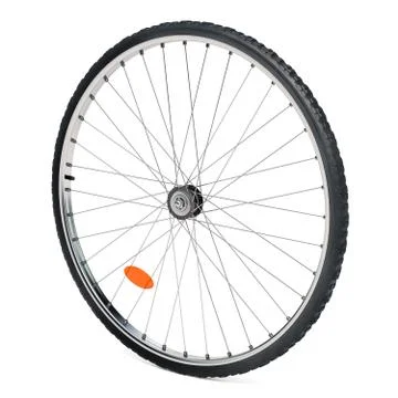 Bicycle wheel, 3D rendering Stock Illustration