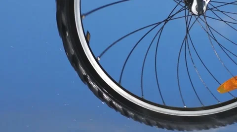 Bicycle wheel Video stock 8567639