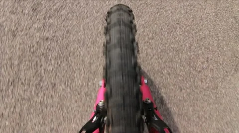 Bicycle wheel Stock Footage 22636961