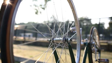 Bicycle wheel Video stock 93280777