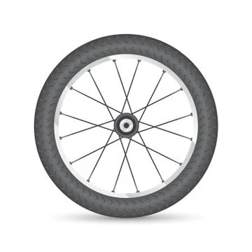 Bicycle wheel Stock Illustration
