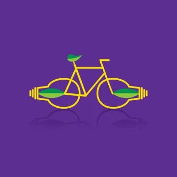 Bicycle wheel Stock Illustration