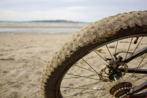 Bicycle wheel Stock Photos