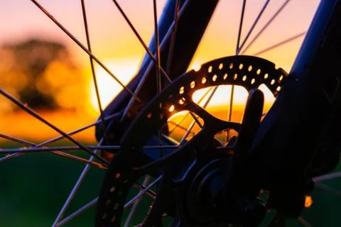 Bicycle wheel Stock Photos