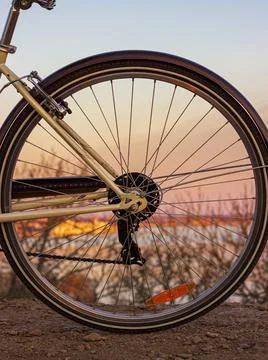 Bicycle wheel Foto stock