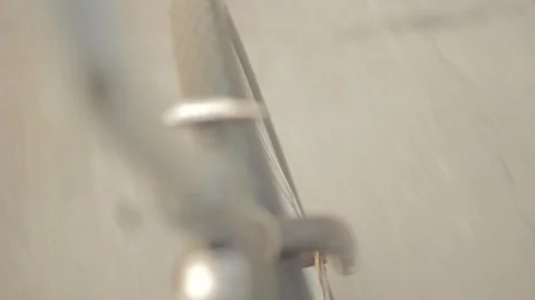 Bicycle wheel - Venice Beach Stock-Footage 96417952