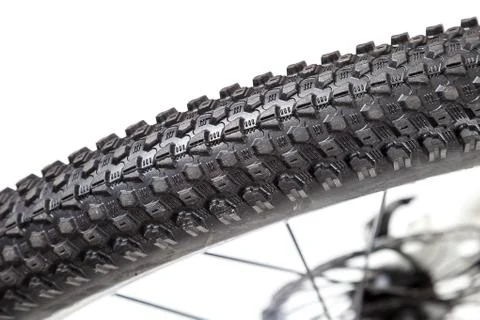 Bicycle Wheel on a white background. Stock Photos