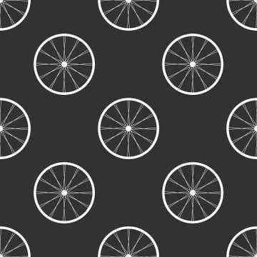 Bicycle wheels background Stock Illustration