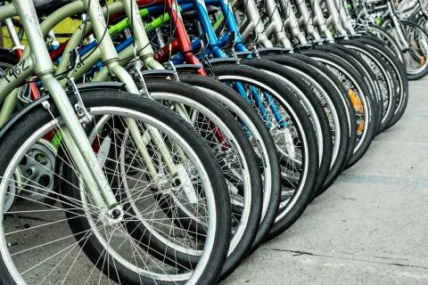 Bicycle Wheels Stock Photos