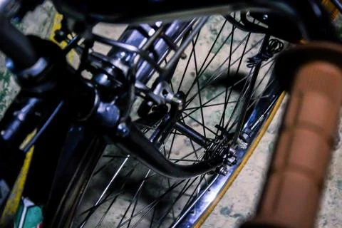 Bicycle wheels 写真素材