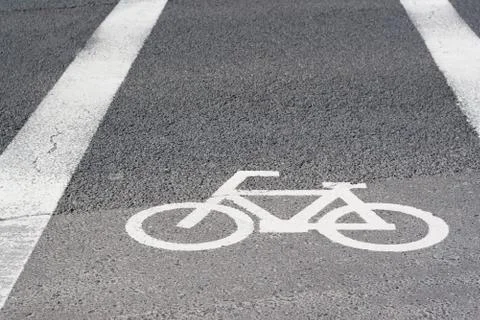 Bicycle zebra Stock Photos