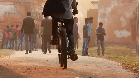 Bicycler Stock Footage 129432574