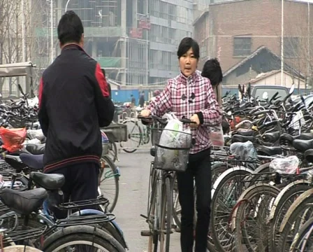 Bicycles in beijing,  Stock Footage 337107