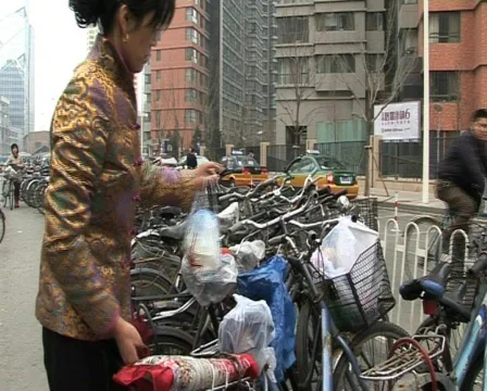 Bicycles in beijing,  Stock Footage 337124