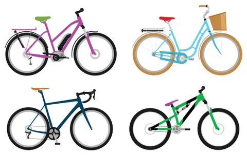 Bicycles Stock Illustration