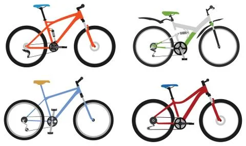 Bicycles Stock Illustration