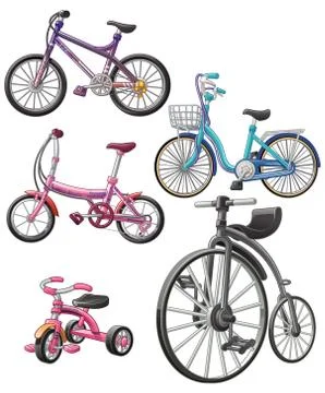 Bicycles. Stock Illustration