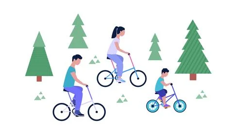 Bicycles Stock Illustration