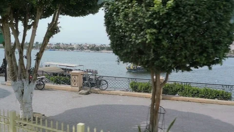 Bicycles on the Sidewalk Stock Footage 86866377