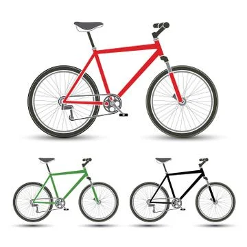 Bicycles vector Stock Illustration