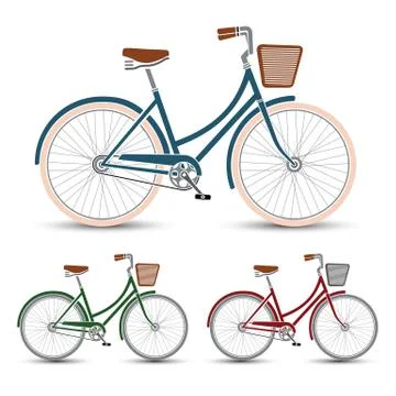 Bicycles vector Illustrazione stock