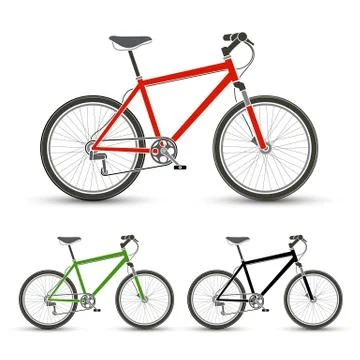 Bicycles vector Illustrazione stock