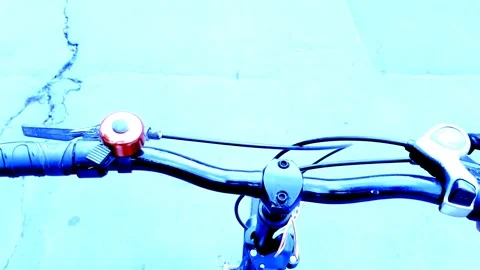 Bicyling on the Way Vídeo Stock 331146282