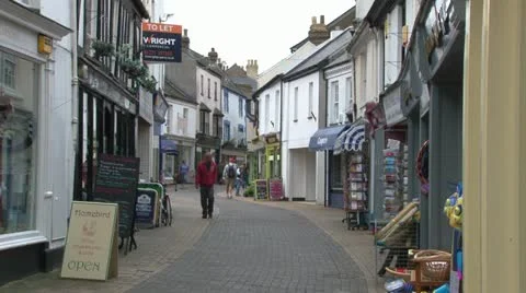 Bideford Niche Shops Stock Footage 18171014