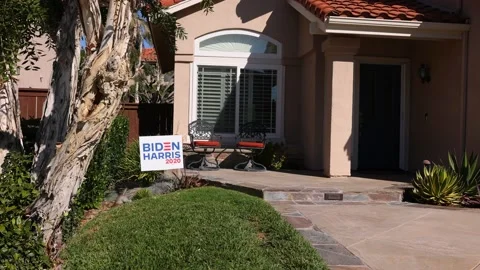 Biden Harris Sign Stock Footage 146816667