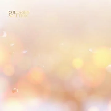 Biege bokeh abstraction. Stock Illustration