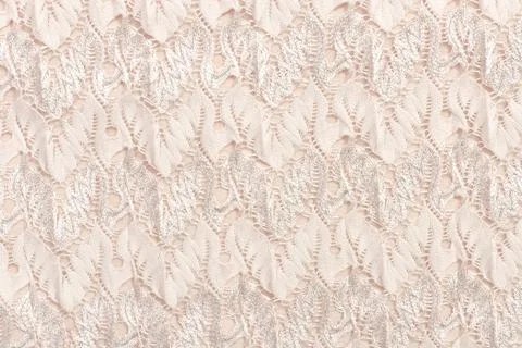 Biege cloth with embossed pattern, close-up. Texture Fotos de archivo