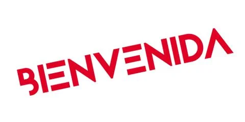 Bienvenida rubber stamp Stock Illustration
