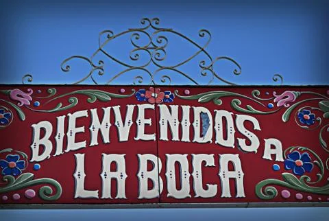 Bienvenidos Foto stock