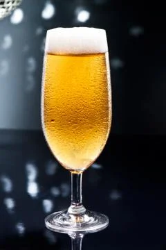 Bier on disco bar Stock Photos