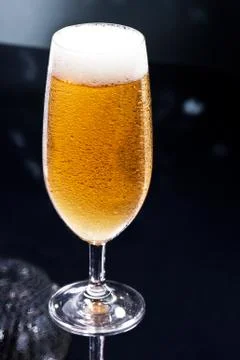 Bier on disco bar Stock Photos