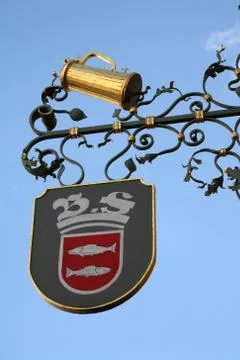 Bierstube Foto stock