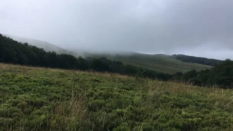 Bieszczady cloudy sky Vidéo 138998149