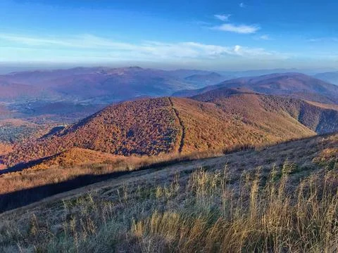 Bieszczady Mountains. Stock Photos