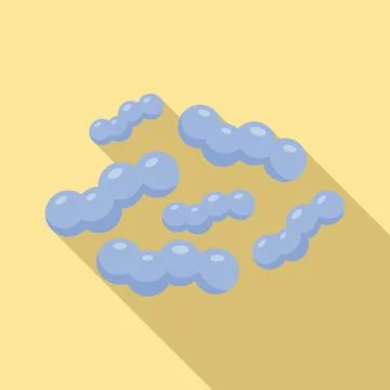 Bifidobacteria icon flat vector. Bacteria probiotic イラスト素材