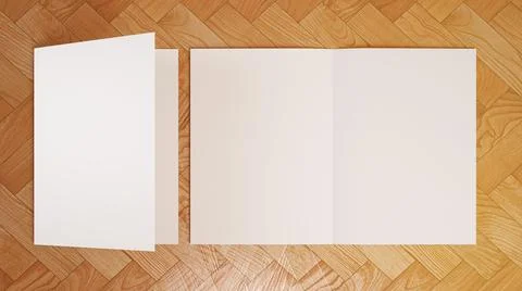 Bifold brochure Stock Illustration