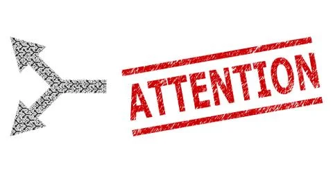 Bifurcation Arrow Left Recursion Mosaic of Bifurcation Arrow Left Icons and 스톡 일러스트