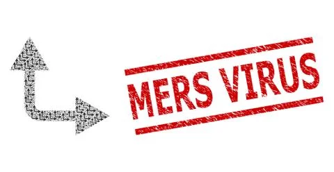 Bifurcation Arrow Right Up Recursive Composition of Bifurcation Arrow Right Up 스톡 일러스트