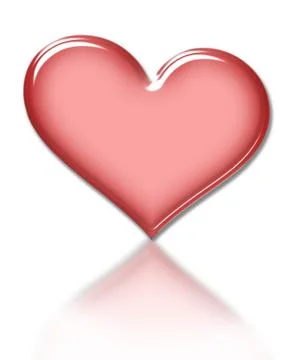 Big 3D heart Stock Illustration