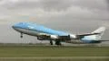 BIG 747 jumbojet taking off HD Footage
