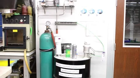 Big aerosol can Stock Footage 66767591