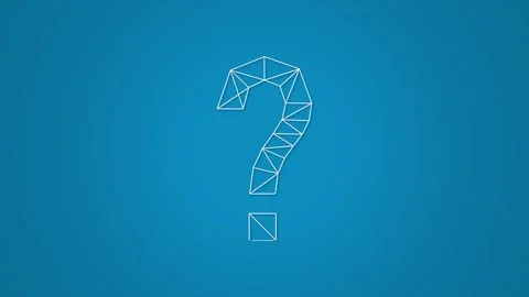 A big AI question mark using connected lines Видео 288853660