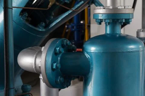 Big air compressor. Stock Photos